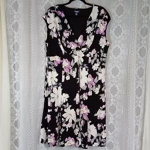 CHAPS Women's Dress Floral Size 18W/18+/40 New Condition